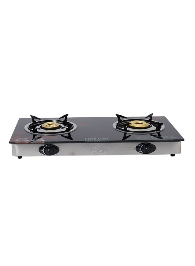 2-Burner Gas Stove ME-GS1002G Black/Red/Silver