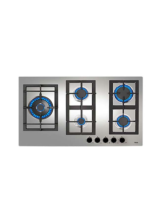 Efx 90.1 5G Ai Al Dr Left Gas Hob With 5 High Efficiency Burners In 90 Cm Of Natural 40211631 Silver