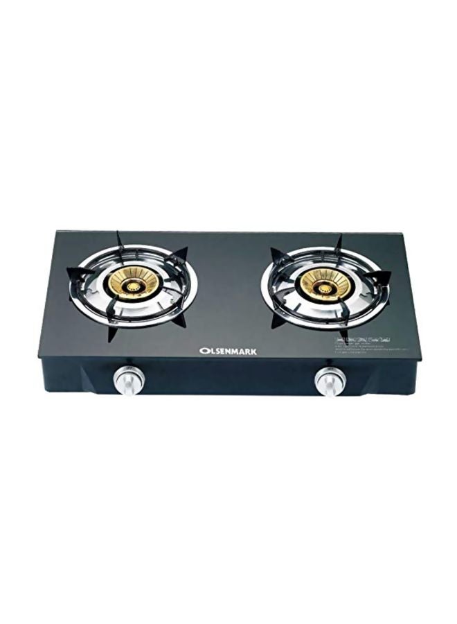 2 Burner Gas Stove OMK2085 Black/Silver/Gold