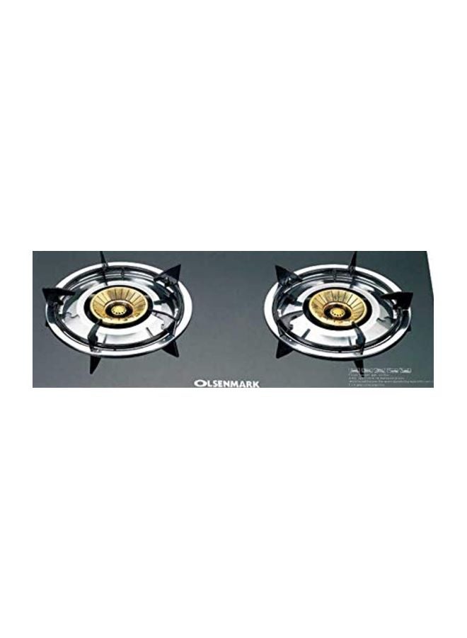 2 Burner Gas Stove OMK2085 Black/Silver/Gold