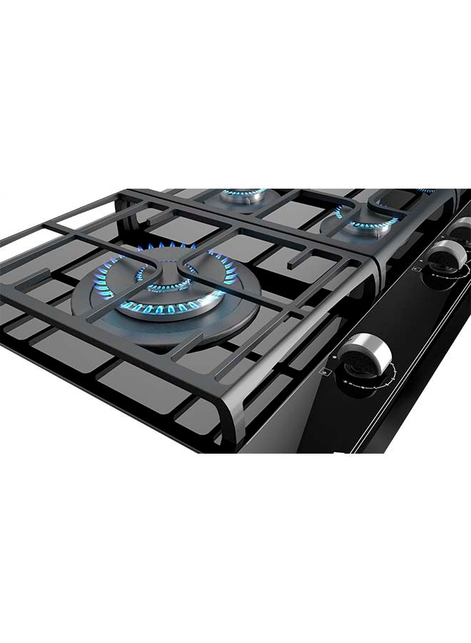 Gzc 95320 Gas On Glass Hob With Exactflame Function In 90 Cm Of Butane Gas 112570069 Black