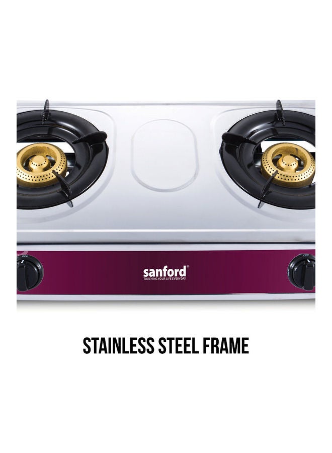 Stainless Steel Gas Stove 2 Burner SF5353GC 2B Silver