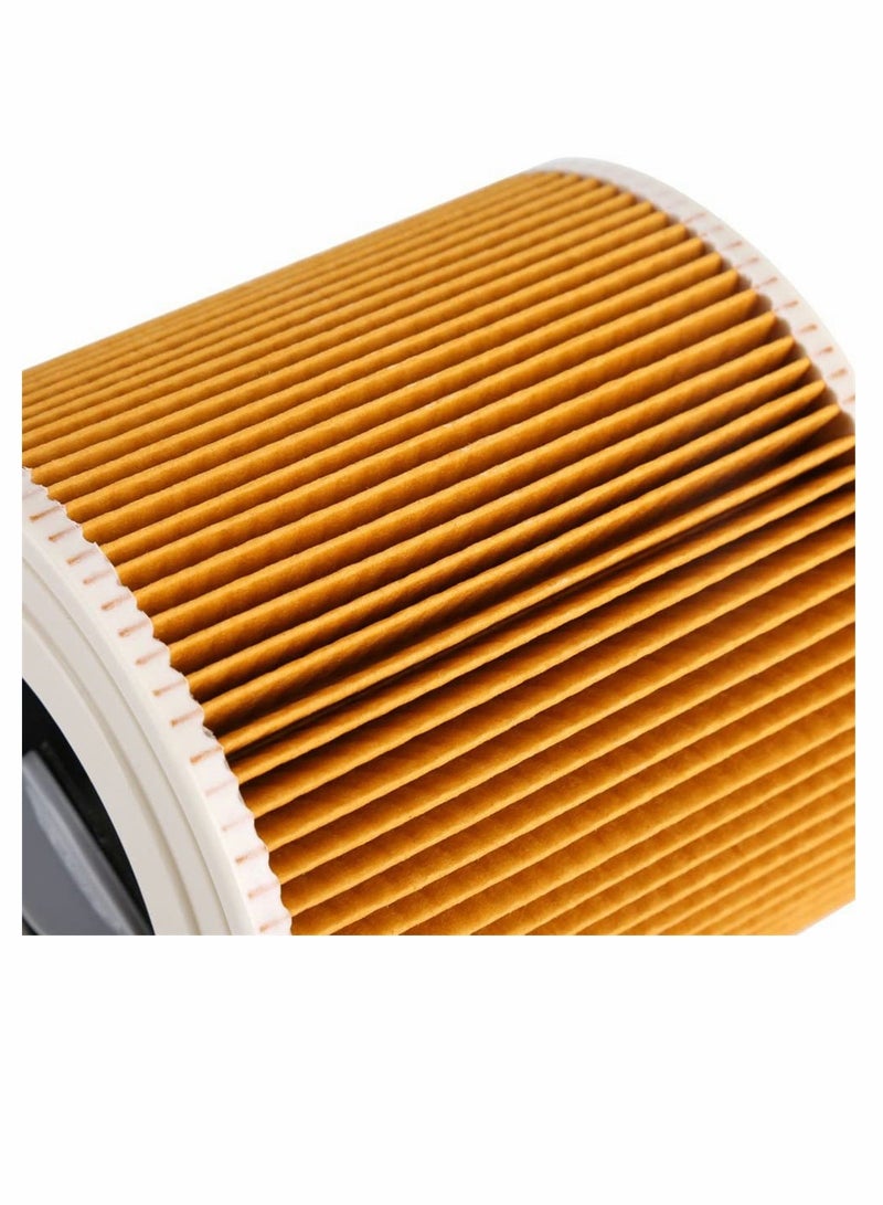 Replacement Vacuum Filter for Kärcher WD3 Vacuum Cleaners Cartridge HEPA Filter for Kärcher WD2250 WD3.200 MV2 MV3 WD3 WD2 WD3P WD 2200 SE 4001 Wet & Dry Vacuum Cleaner