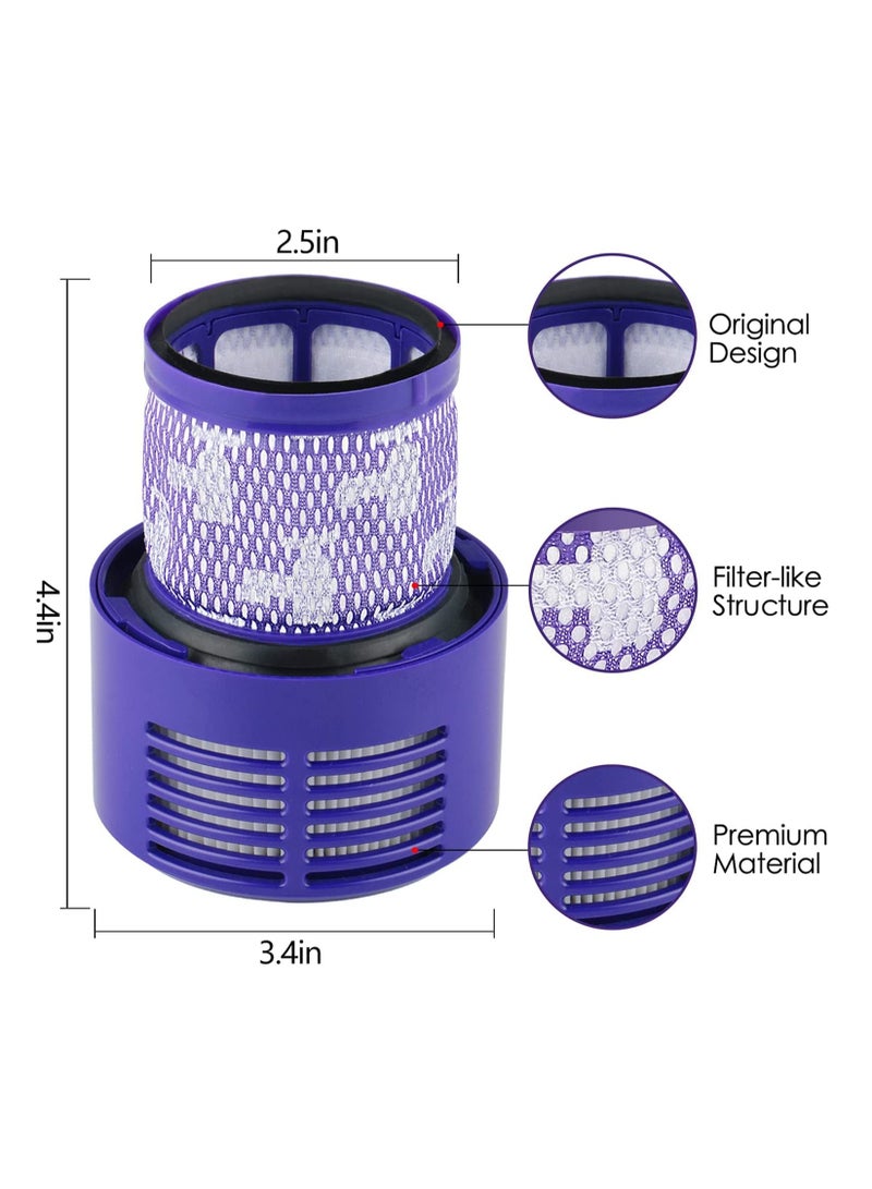 Vacuum Filter Replacements Washable Compatible V10 SV12 Cyclone Animal Absolute Total Clean Vacuum Cleaner 2 Pack