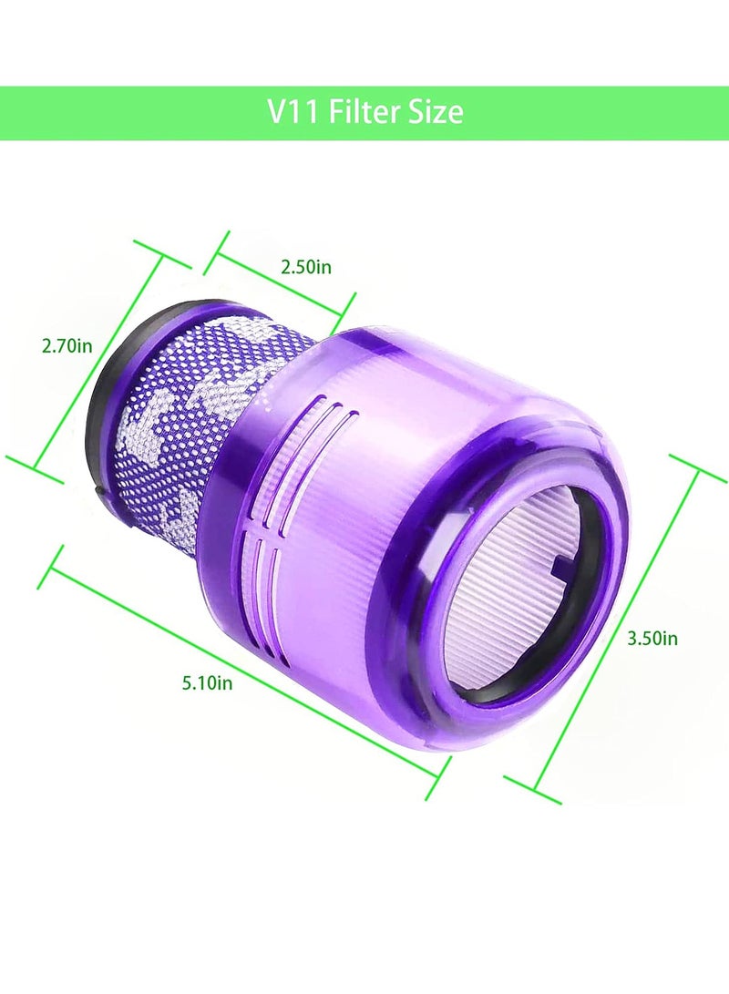 V11 Filter Replacement Parts are Suitable for Dyson V11 Vacuum Cleaner Accessories set 3 Pack