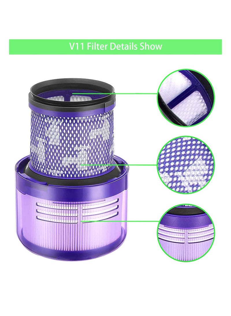 V11 Filter Replacement Parts are Suitable for Dyson V11 Vacuum Cleaner Accessories set 3 Pack