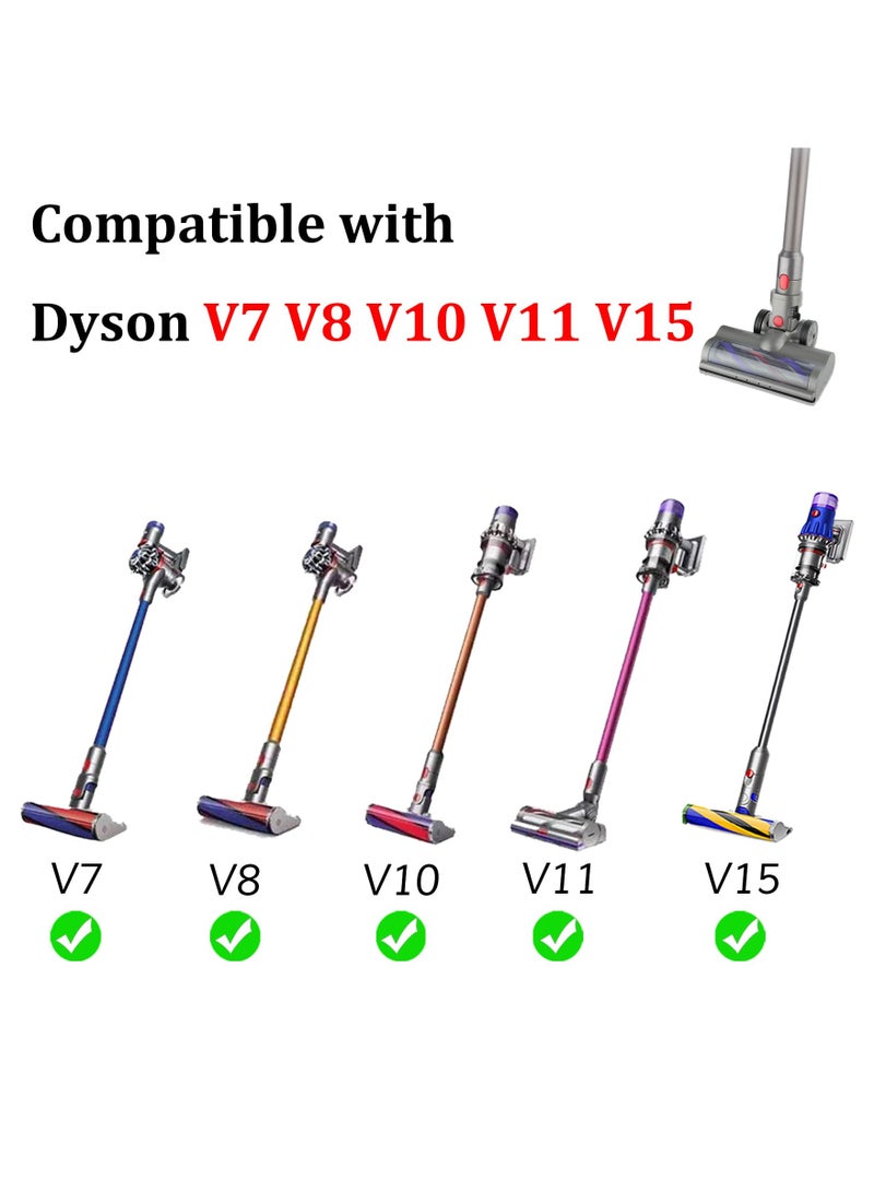 Fits Dyson V15 V11 V10 V8 V7 Cordless Vacuum Cleaner Accessories, Floor Brush for Carpets and Hard Floors