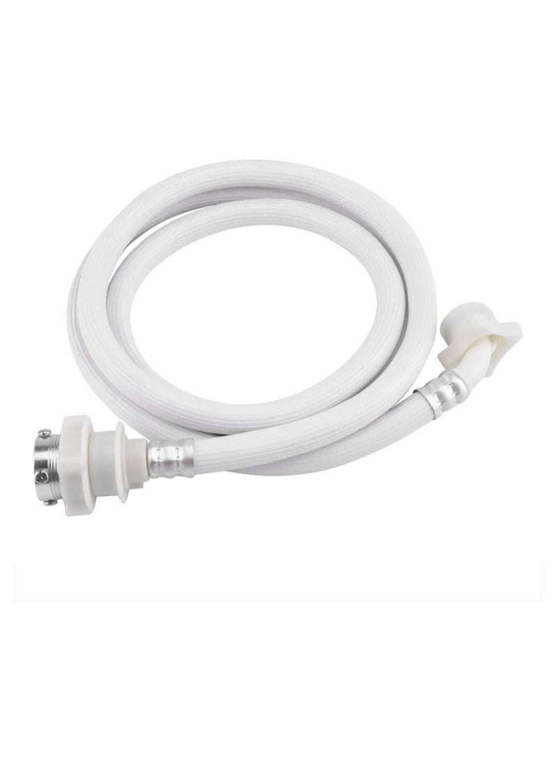 Washing Machine Hose Connector Automatic Washing Machine Inlet Hose Extension Tube 2m White