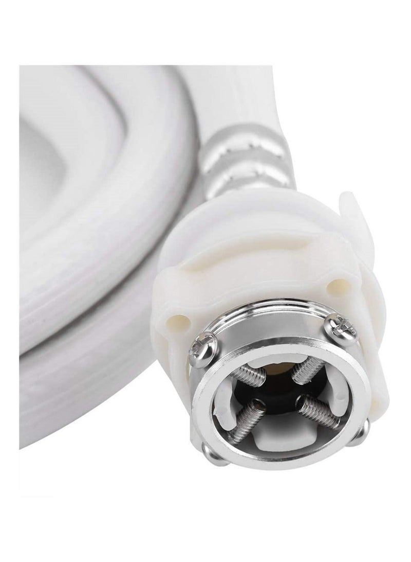 Washing Machine Hose Connector Automatic Washing Machine Inlet Hose Extension Tube 2m White