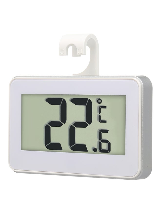 Digital LCD Refrigerator Thermometer With Adjustable Stand D0016 White