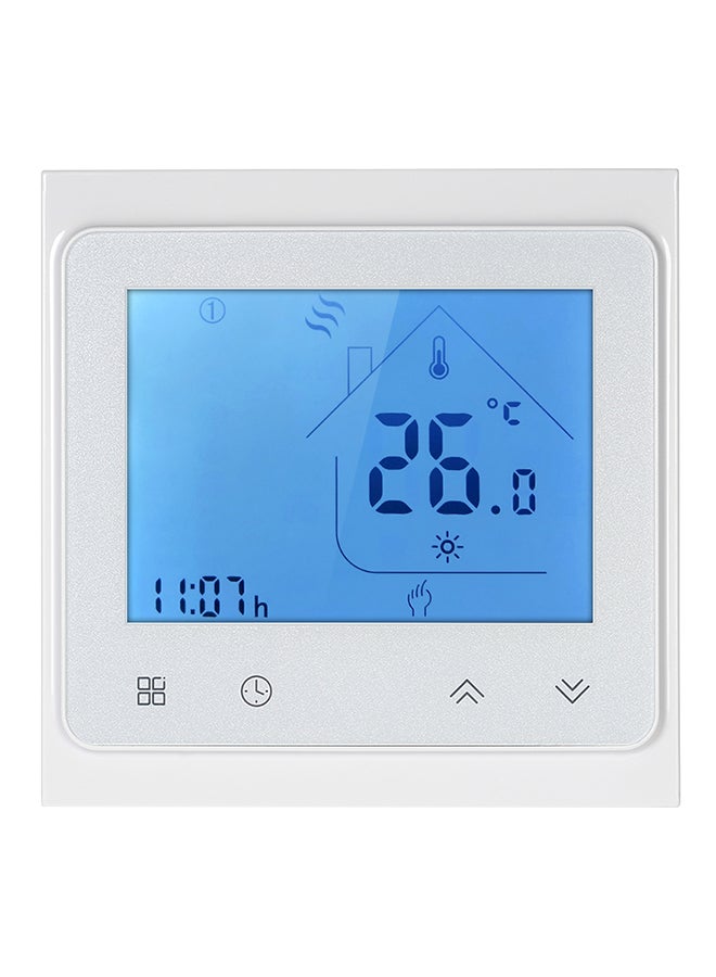 Gas Boiler Heating Thermostat With Touchscreen 22279 White