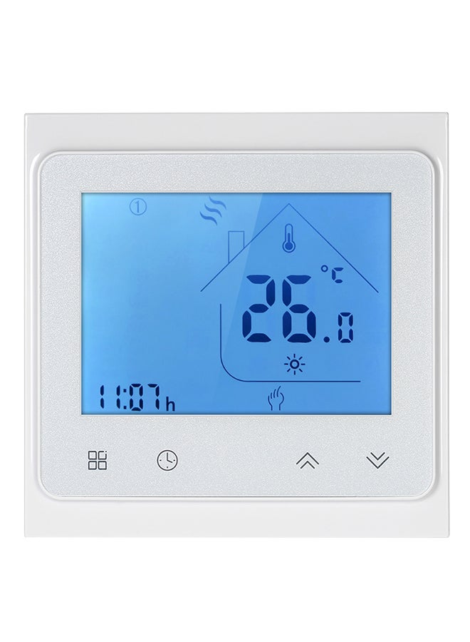 Water Heating Thermostat With Touchscreen 22277 White