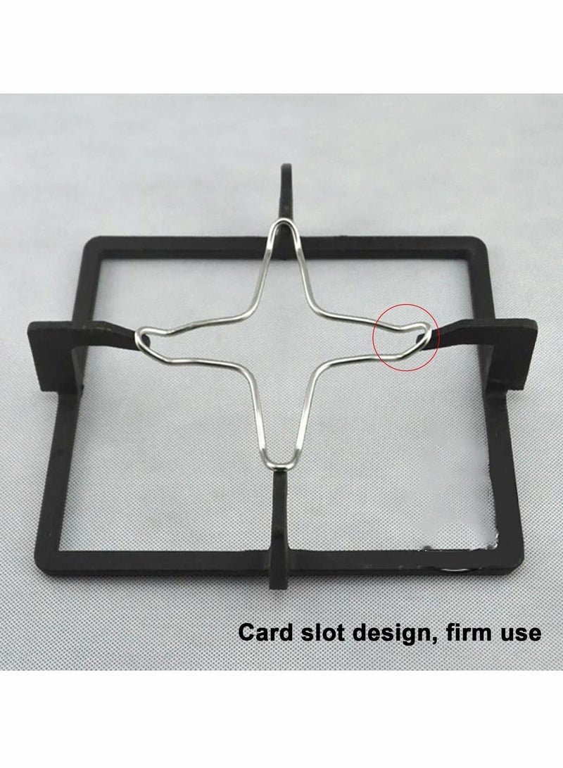 Gas Ring Trivet Reducer Stove Top Hob Cooker Heat Simmer Coffee Pots Cafetiere Espresso Makers Pans Stainless Steel Kitchen Utensil 4 Pieces