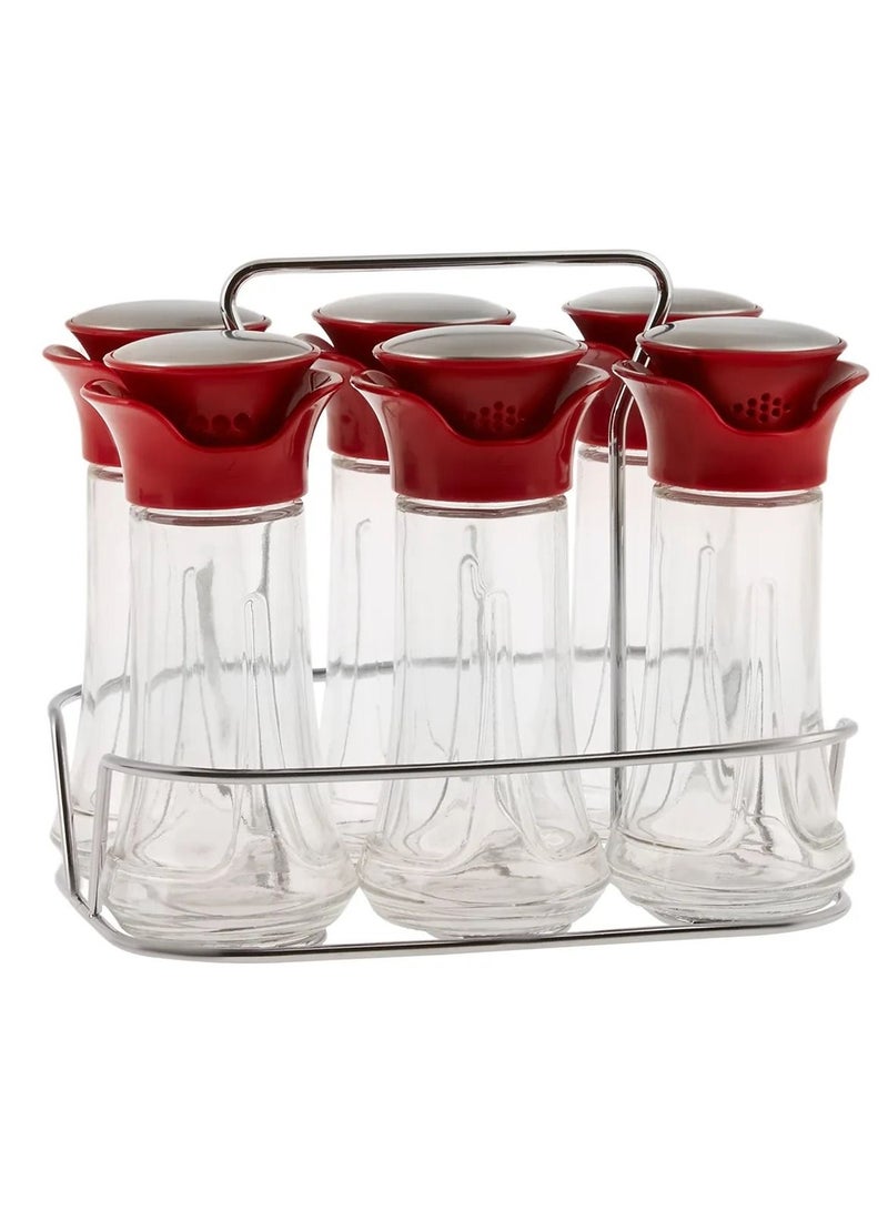 Karaca 6 Piece Spice Set Red