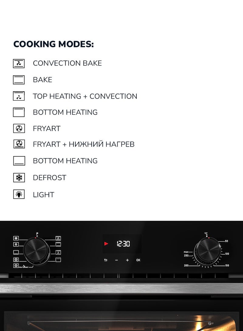 Built in Electric Oven 60 cm