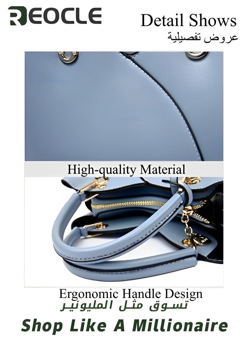 Women's Handbag Shoulder Tote Bags with Large Capacity & Adjustable Strap & Versatile Style & Premium Fabric Top Handle Satchel