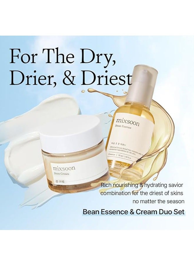 Bean Essence 50ml, Face Serum for Moisturization and Skin Nourishment, Natural Fermented Soybean Serum