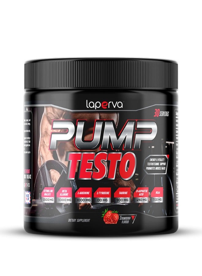 Pump Testo, Strawberry, 30Servings