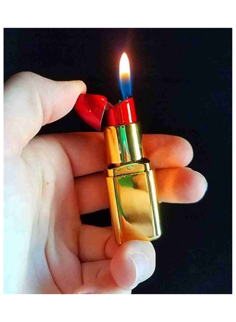 Lipstick Design Lighter Windproof Cool Lipstick Design Lighter