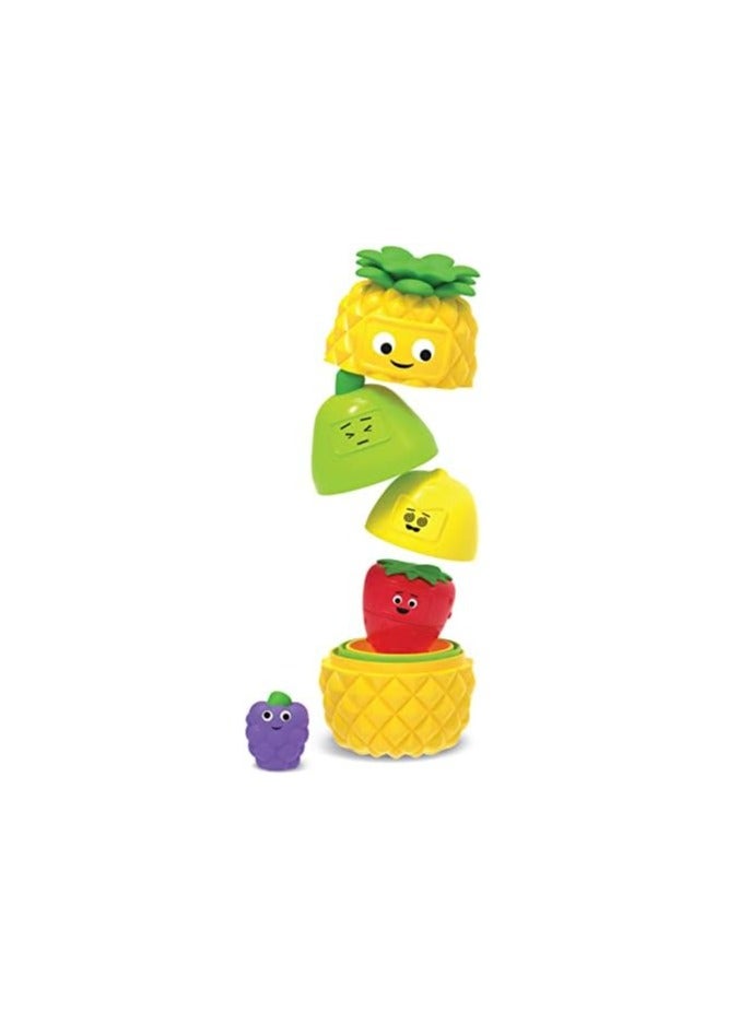 Big Feelings Nesting Fruit Friends, 9 Pieces, Ages 18+ Months, Social Emotional Learning Toys, Sensory Toys, Speech Therapy Materials, Back to School