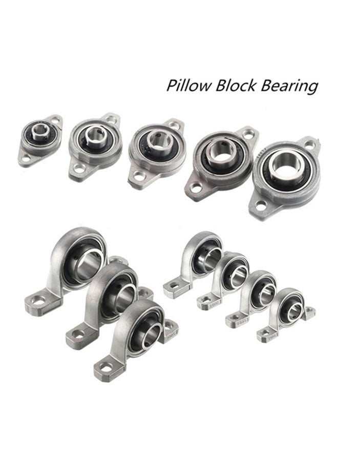 KP/KFL08 - 007 Rhombic Mount Pillow Block Bearing HLJ2760133 silver