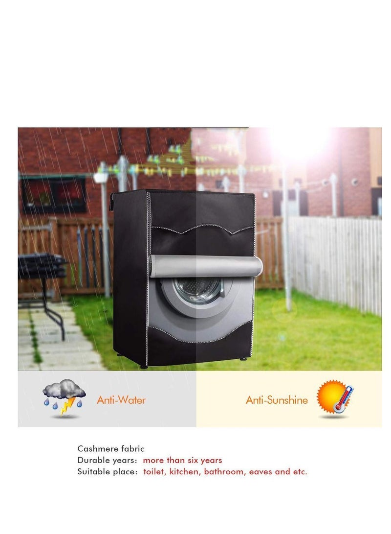 Washer Cover Dryer Washine Machine Waterproof and Dustproof Thickening Front-Loading Coating Oxford Cloth Full-automatic Roller Washing Sun-resistant Dust