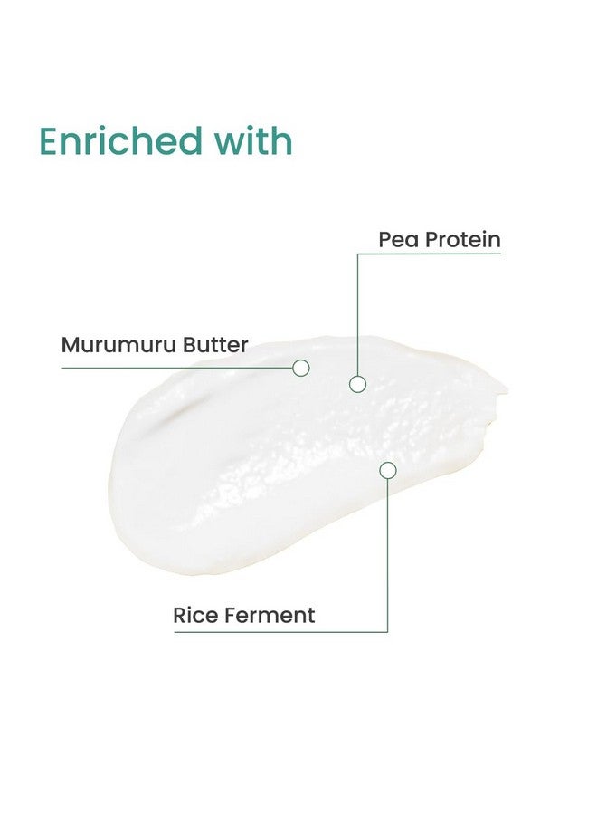 Pea Protein Murumuru Butter Rice Ferment Hair Butter For Dry & Curly Hair 100 Gm Detangles Hair Locks Hair Moisture Controls Frizz
