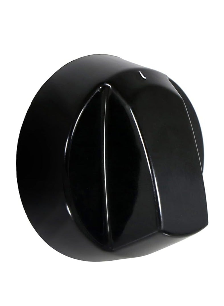 Universal Black Control Switch Knob for All Makes and Models of Oven Cooker & Hob 40mm Plastic (4 PCS)