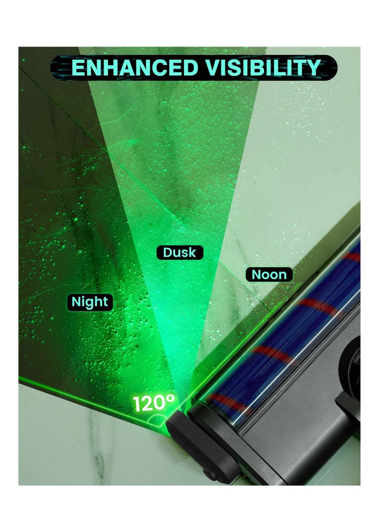 Rechargeable Vacuum Cleaner Dust Display Light, Green Light Attachment Suitable for Dyson Shark Bissell, Reveal Pet Fur Dog Cat Hair, Upgrade Vacuum Accessories Universal Lamp