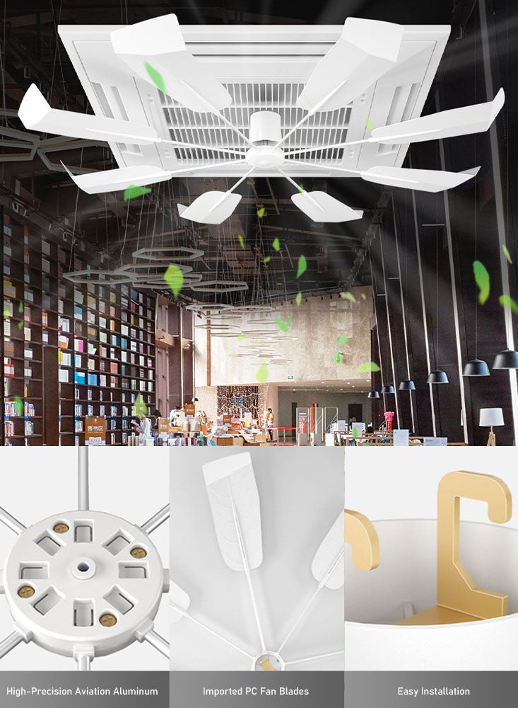 Portable Deflector for Ceiling-Mounted Central Air Units, Indoor Air Conditioner Vent Director for Rooms and Offices