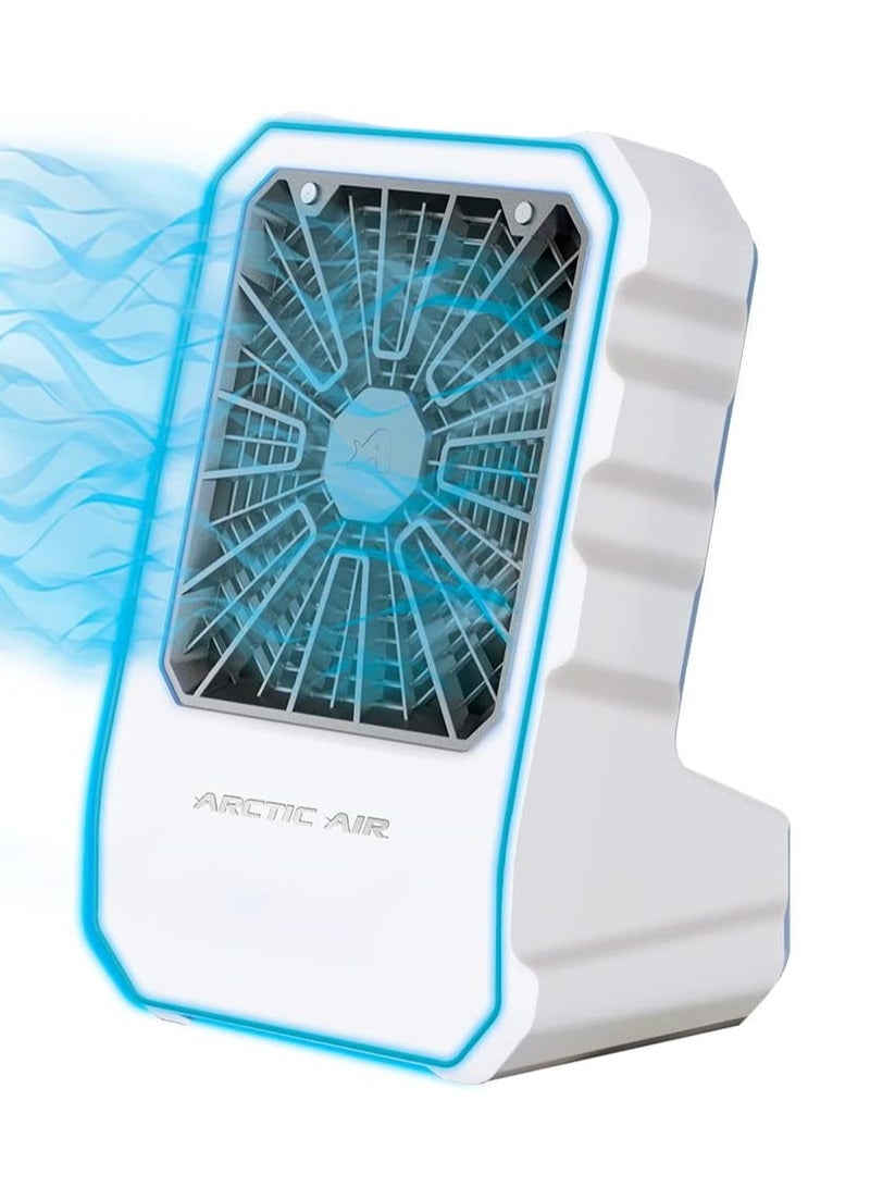 Portable Arctic Air Outdoor Evaporative Ultra Quiet Air Cooler With 4 Fan Speeds USB Rechargeable 6 Hour Battery Life Great For The Beach Pool And Garden