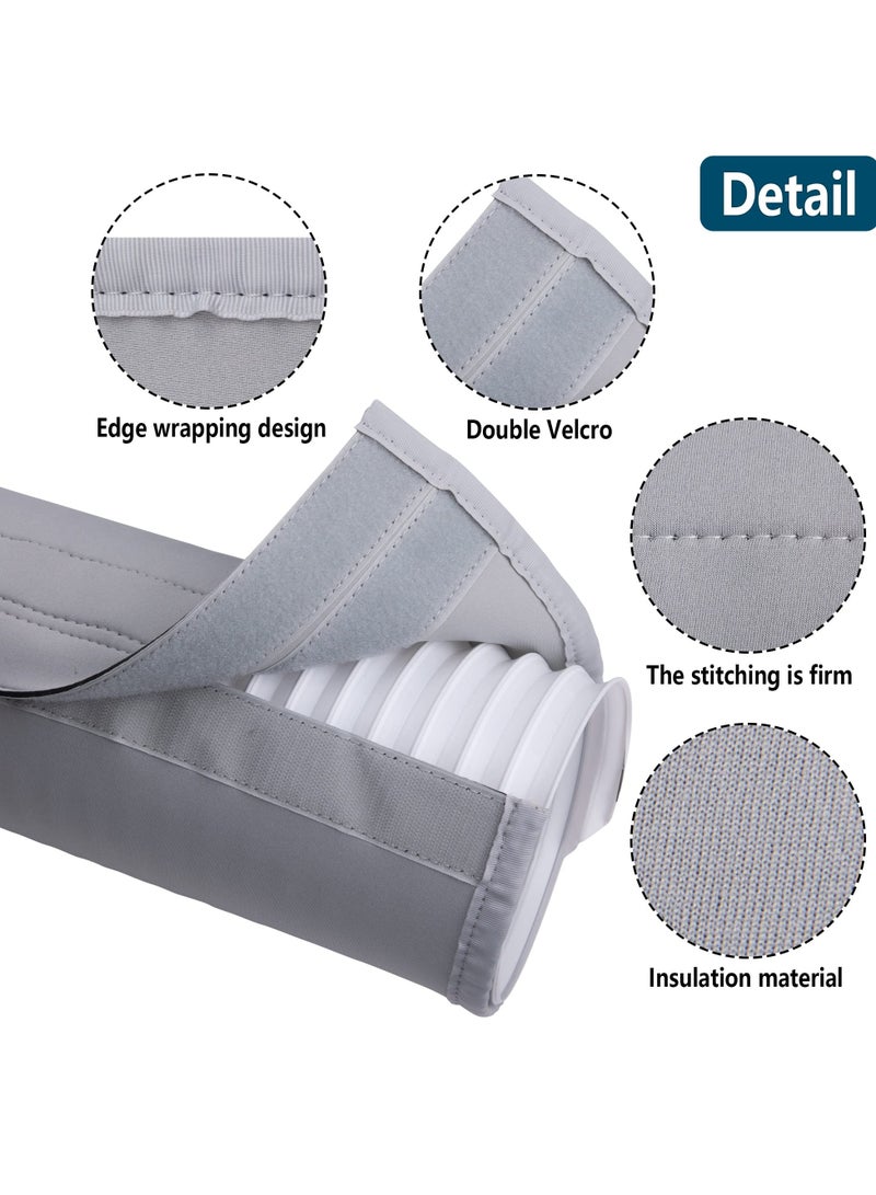 Air Conditioner Hose Cover Wrap, Insulated AC Duct Vent Sleeve for Portable AC, Fits 5