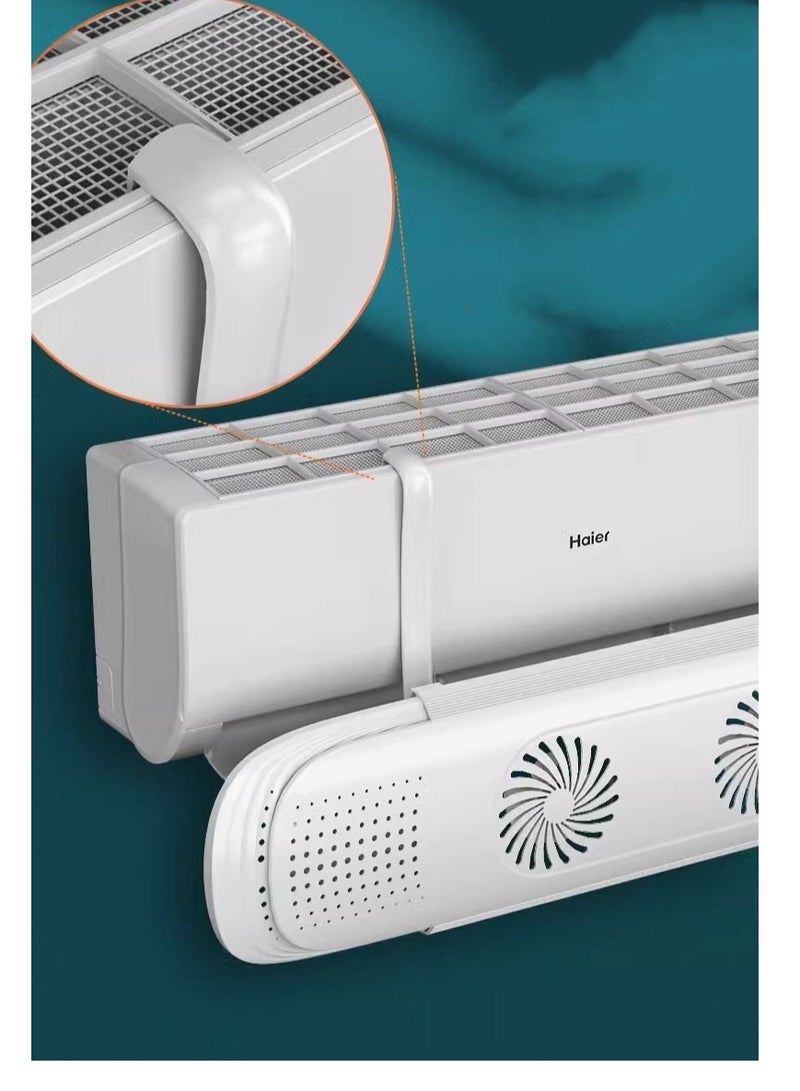 Air Conditioning Wind Deflector Anti Direct Blowing Adjustable Air Conditioning Wind Deflector Universal for Hanging