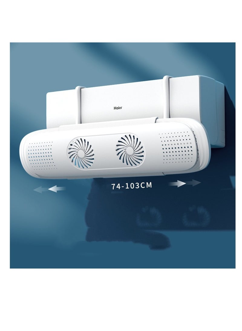 Air Conditioning Wind Deflector Anti Direct Blowing Adjustable Air Conditioning Wind Deflector Universal for Hanging