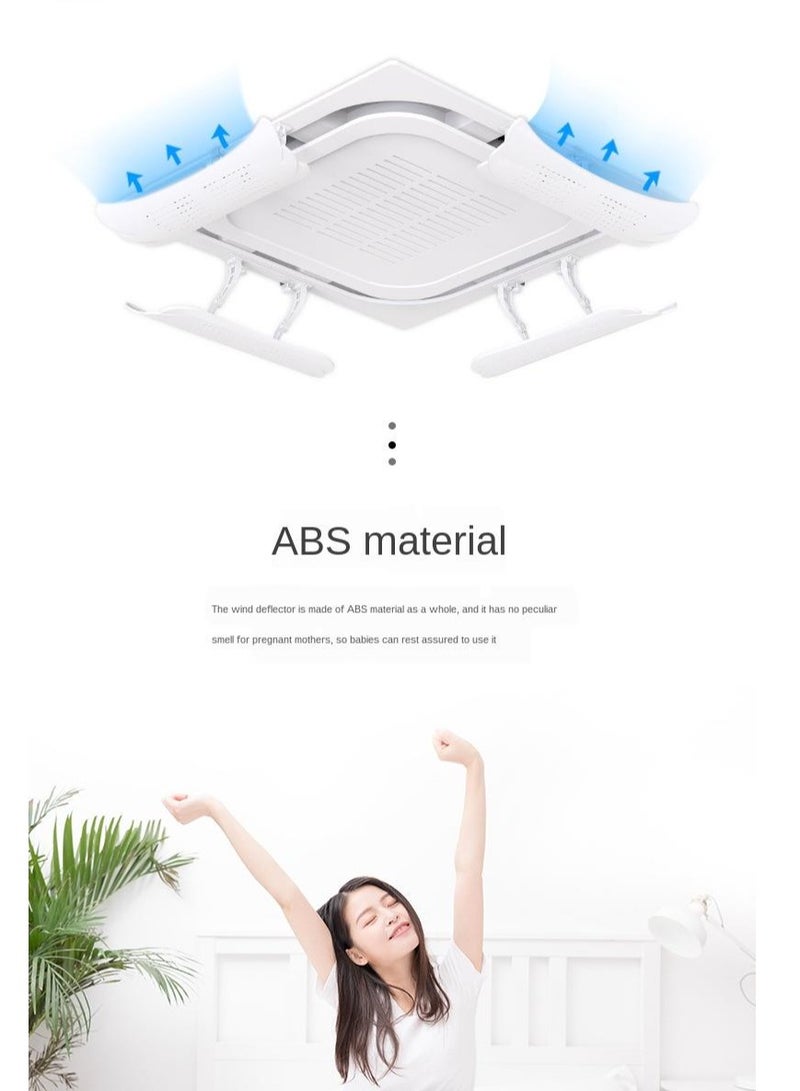4 pieces of central air conditioner anti-direct blowing wind deflector*