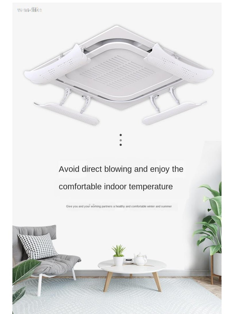 4 pieces of central air conditioner anti-direct blowing wind deflector*