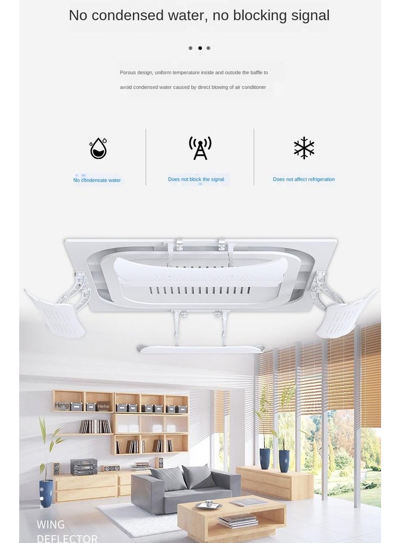 4 pieces of central air conditioner anti-direct blowing wind deflector*
