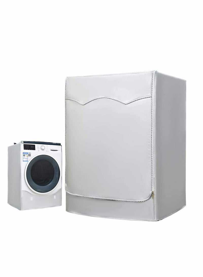 Washing Machine Cover, Sunscreen Dustproof Cover For Front Load Washer Protection For Home Laundry, Dust proof and Anti-aging Anti-ageing Water Resistant of Washing Machine