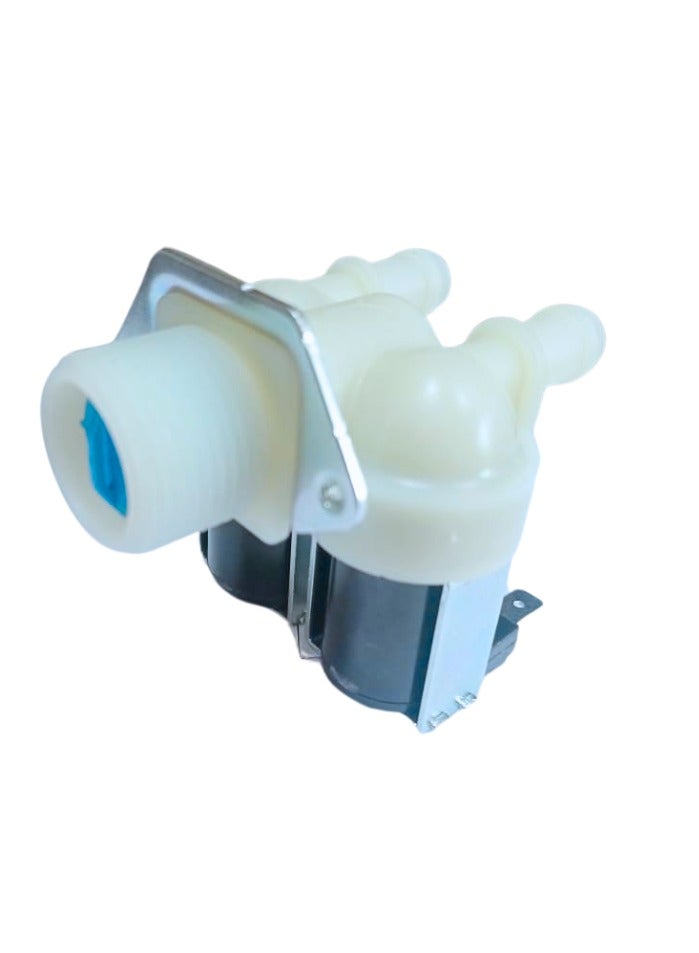 Washing Machine inlet water valve (2-Way) Solenoid Valve with 3/4 Inch Thread Inlet 220/240V Washing Machine Dishwasher Single Port Valve controlling the flow of water into the detergent compartment