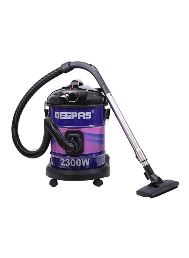 2-in-1 Blow and Dry Vacuum Cleaner - Portable Powerful Copper Motor | Comfortable Handle with Adjustable Suction Power | 21L Capacity - Dust Full Indicator 25 L 2300 W GVC2588 Purple/Pink/Silver