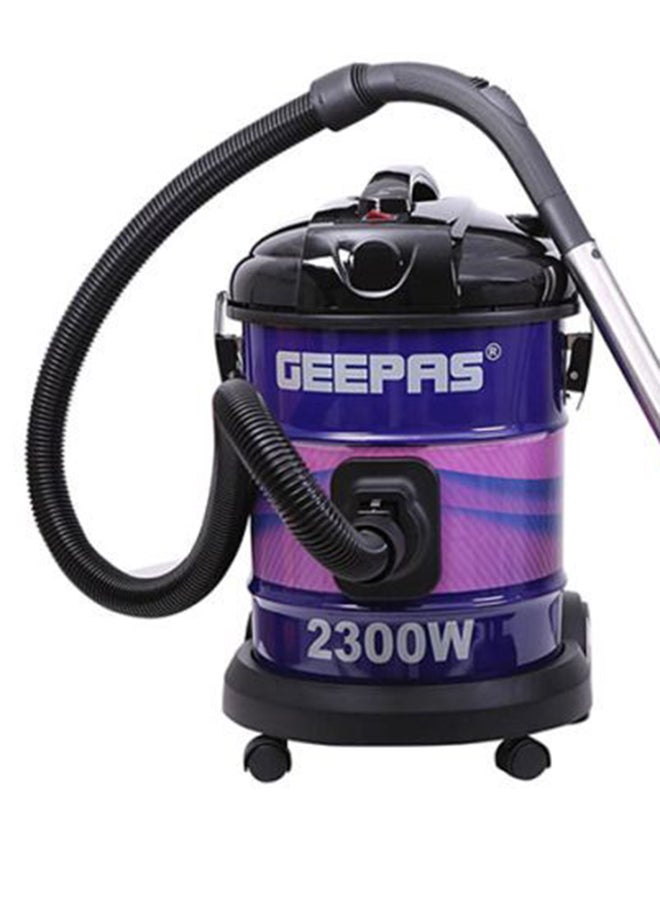 2-in-1 Blow and Dry Vacuum Cleaner - Portable Powerful Copper Motor | Comfortable Handle with Adjustable Suction Power | 21L Capacity - Dust Full Indicator 25 L 2300 W GVC2588 Purple/Pink/Silver