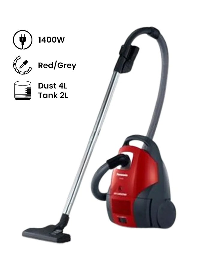 Multi Purpose Vaccum Cleaner 1400 W MC-CG520 Red/Grey