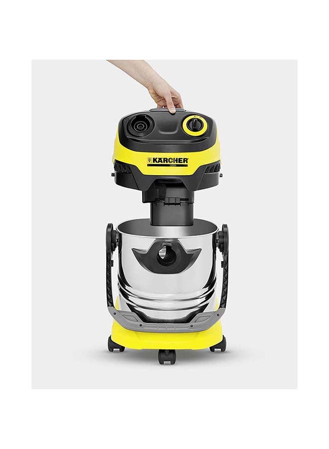 WD 5 Premium Multi-Purpose Vacuum Cleaner 1100 W 13482350 Yellow/Black/Silver