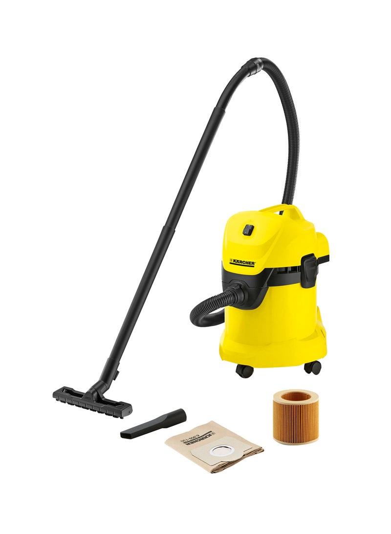 Multi-Purpose Vacuum Cleaner 17 L 1000 W 16298060 Yellow/Black