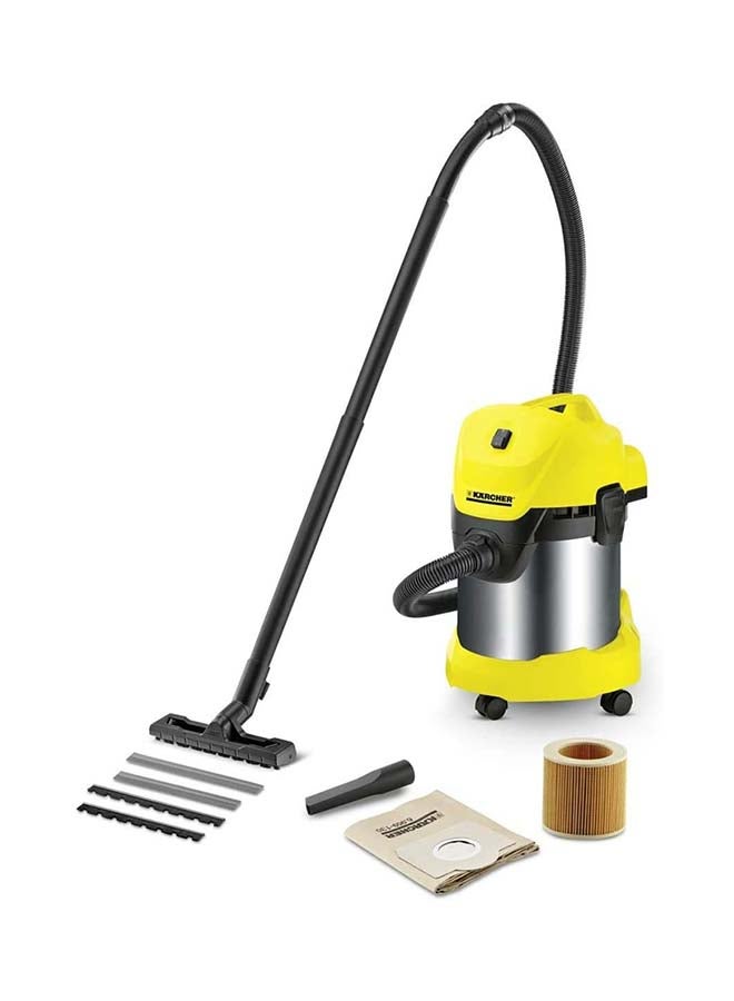 WD 3 Premium Multi-Purpose Vacuum Cleaner 17 L 1600 W 16298460 Yellow/Black