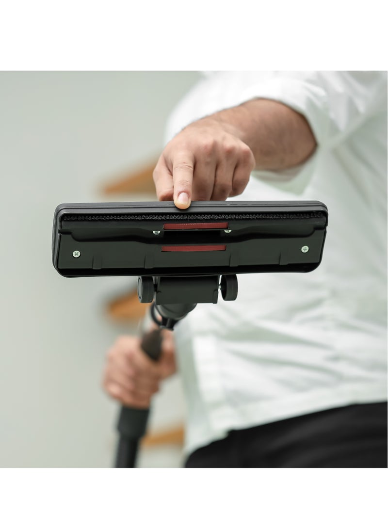 Drum Type Vacuum Cleaner With 21 L Dust Bag Capacity, Anti-Rust Metallic Body| Powerful Suction And Blower Function 21 L 2300 W GVC19018 Red, Black