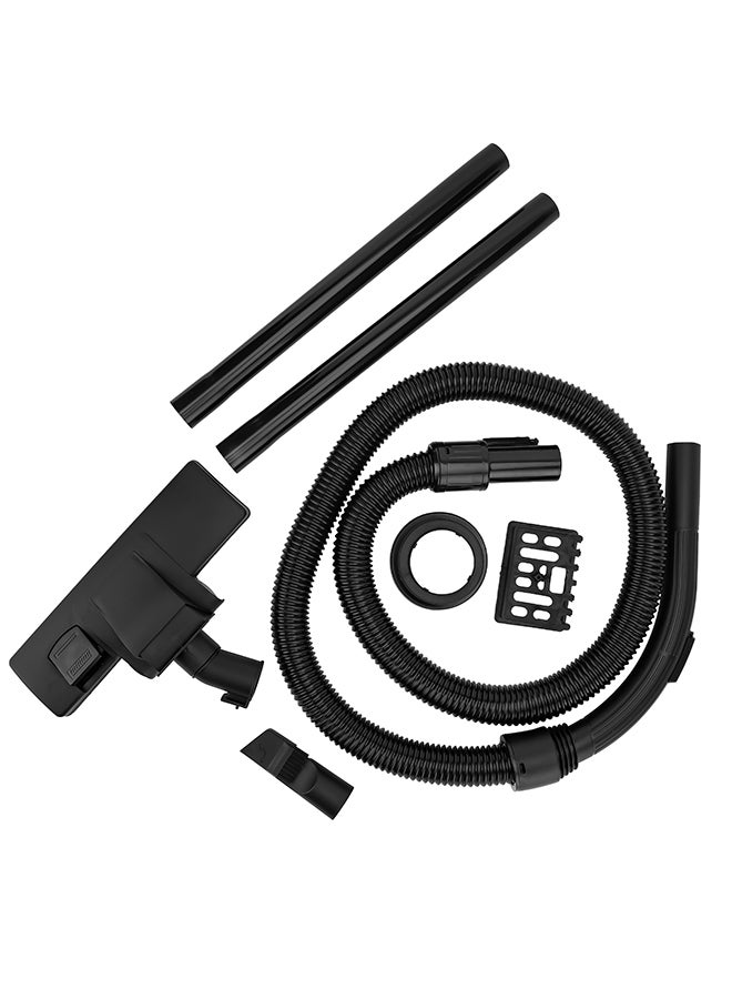 Cyclonic Vacuum Cleaner 1.5L Dust Bag Capacity, Lower Noise Design, Flexible Hose With handle Airflow Control, Pedal On/Off Switch, Automatic Cord Rewinder Function, Hepa Filtration System 1400 W GVC19024 Red Black