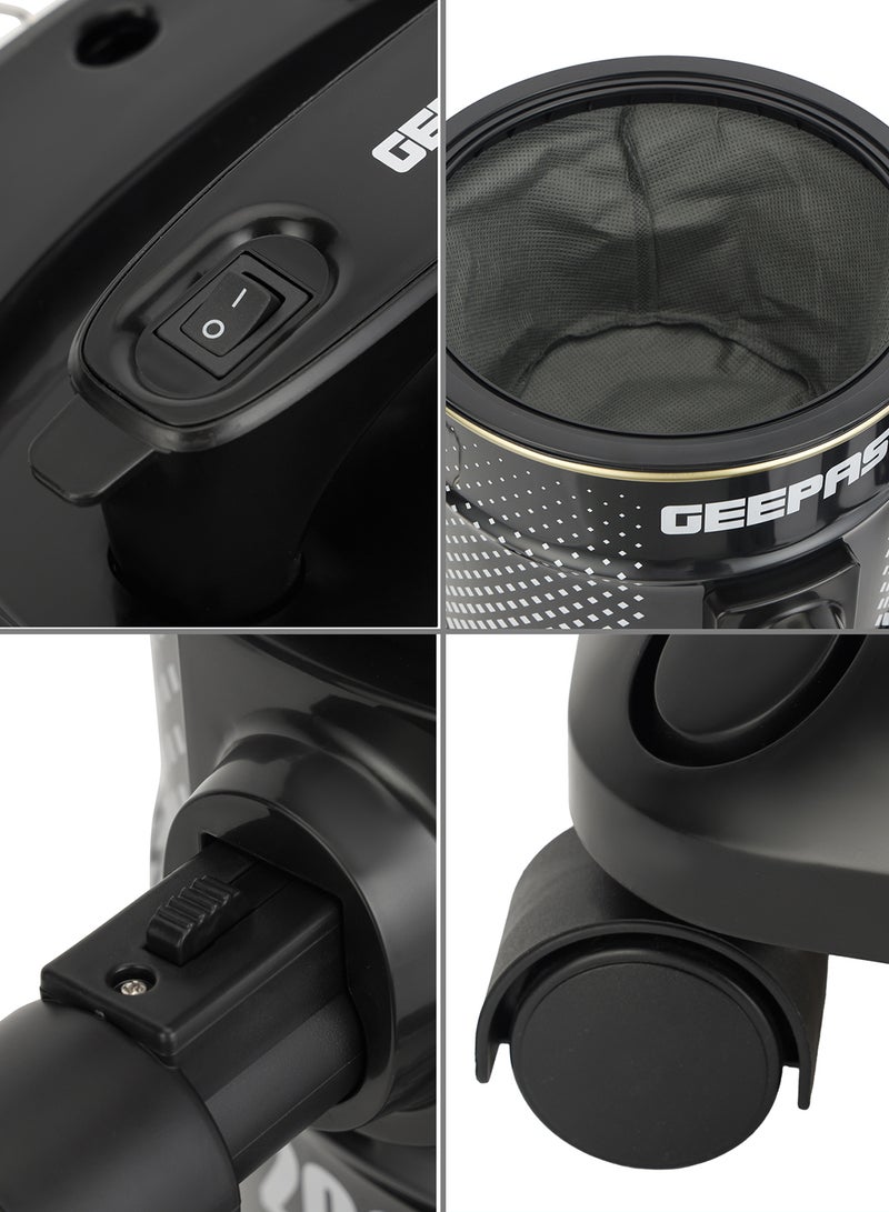 Drum Vacuum Cleaner- 18 L Dust Bag Capacity with Elegant Body, Metallic Tank/ Powerful Suction, Dry and Blow Function, Full Indicator/ Perfect for Home, Office, Apartments 18 L 2000 W GVC19045 Black, White