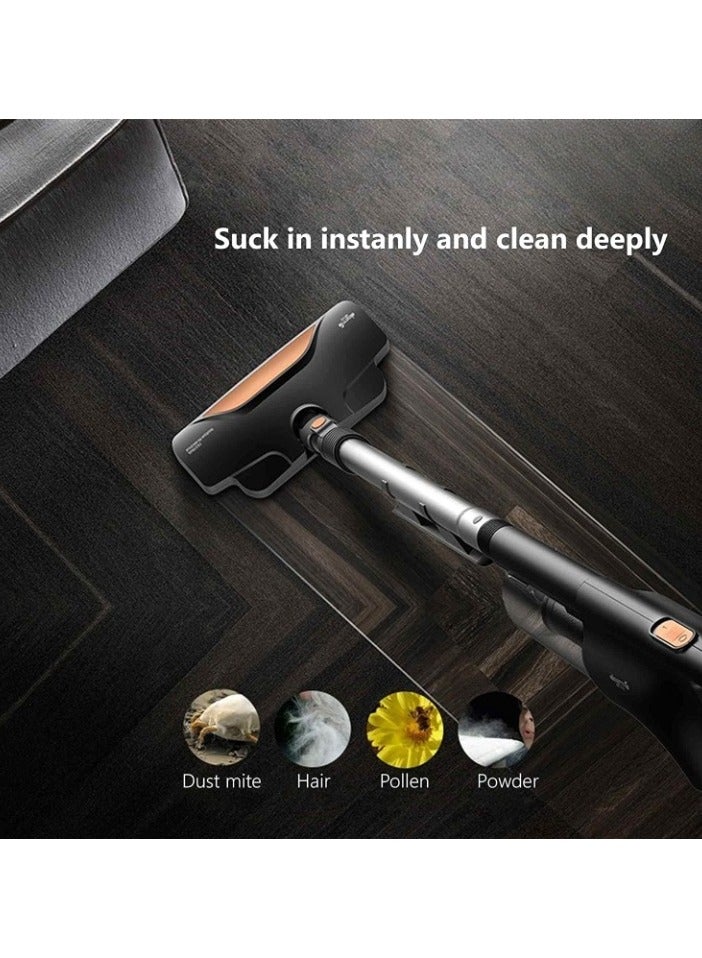 DX600 Handheld Vacuum Cleaner 2 in 1 800ml Large Capacity Dust Bin 15kPa Suction Power Stainless Steel Filter 4 Layers HEPA Filter Updated Version
