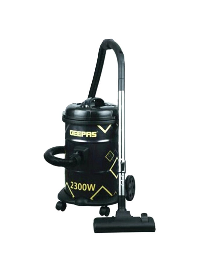 Electric Drum Vacuum Cleaner With Dust Indicator Function 21 L 2300 W GVC2598 Black/Yellow